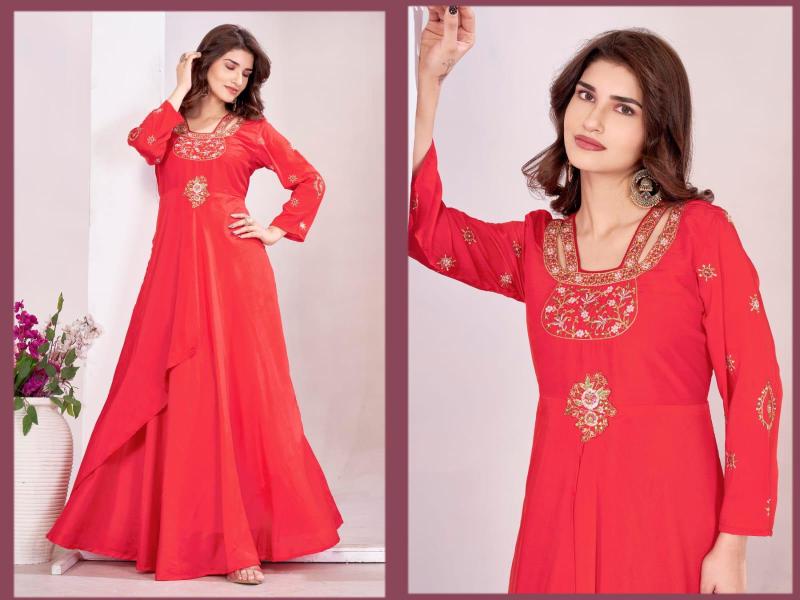 Shree salasar yashvi vol 1 gown wholesale at cheap prices
